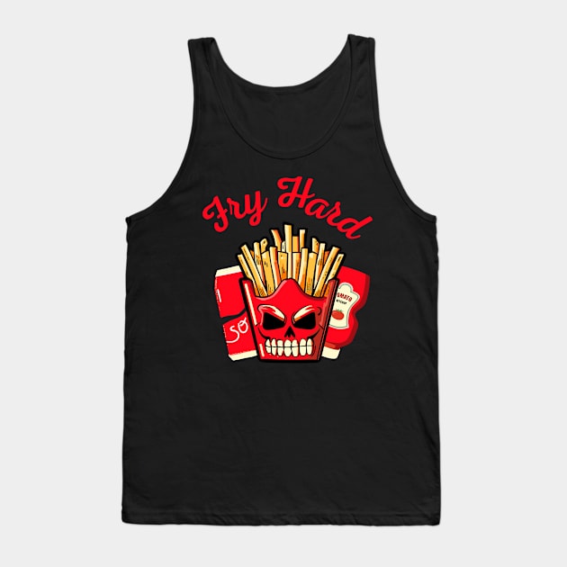 Fry Hard Tank Top by NecroMerch